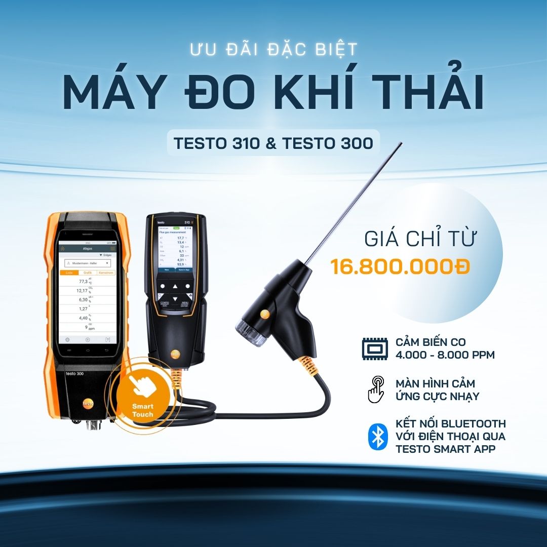 Máy đo khí thải giá cực sốc