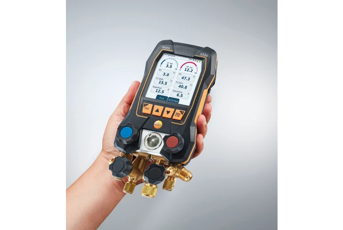 testo 558s 0564 5581 máy đo áp suất điện lạnh mới 4